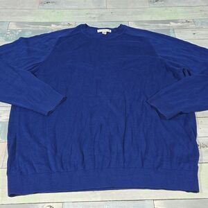 Cutter & Buck Blue Long Sleeve Sweater sz XXL